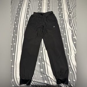 WonderWink black jogger scrub bottoms